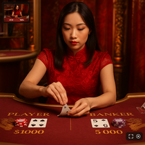 BoomsBet - Live Baccarat - Multiple Camera Views